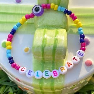 Evil Eye🧿Multicolor Stretch Celebrate Bracelet